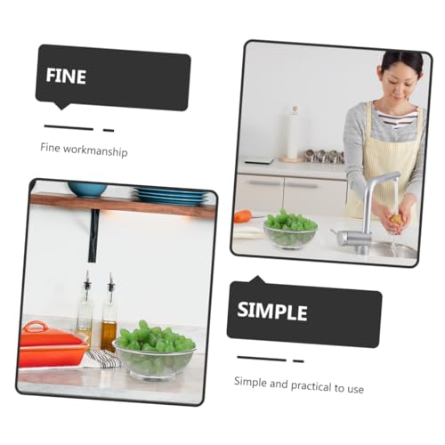 Colador de acero inoxidable para cocina tipo cesta miniatura 6