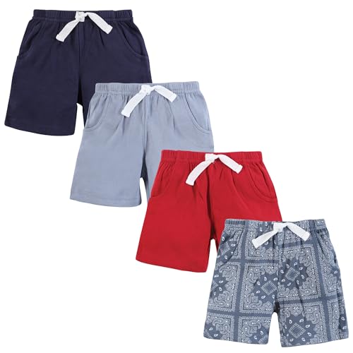 Image of Hudson Baby Unisex Baby Shorts Bottoms 4-Pack