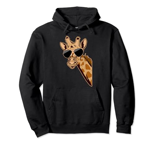Zoo Giraffe Animal - Regalo Safari Zookeeper della savana Felpa con Cappuccio