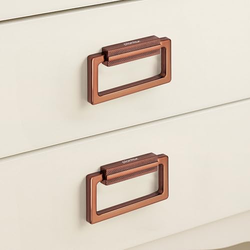 Image of Plantex Rajwadi Drawer Kadi /Drawer Handle /Kadi for Drawers /Pull-Push Kadi for Home /Office Cabinet - Pack of 2 (Rose Gold)