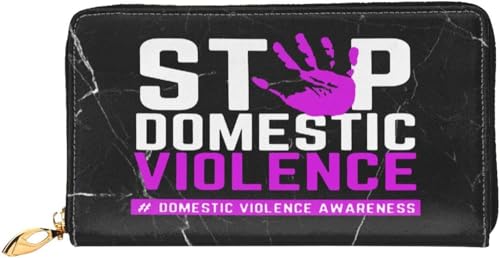 Stop Domestic Violence Wallet Card Bag