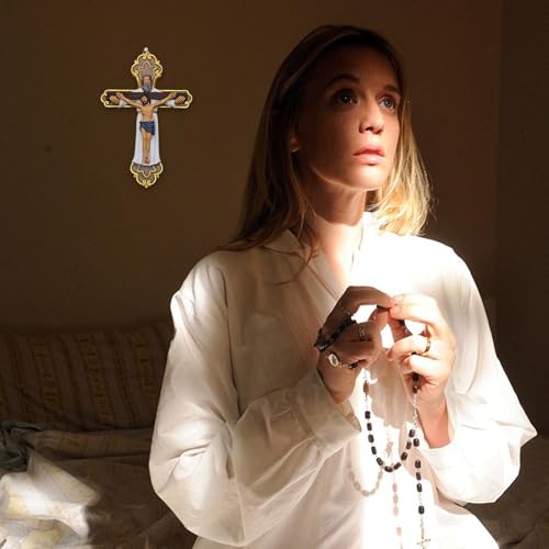 Decoración de pared religiosa para crear un altar de oración en casa con Jesús en resina 5