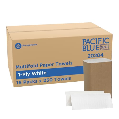 Serviettes en papier Georgia-Pacific 20204 essuie-mains blanc lot de 4000