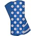 Light Blue Polka Dot Cellophane Bags, 20ct