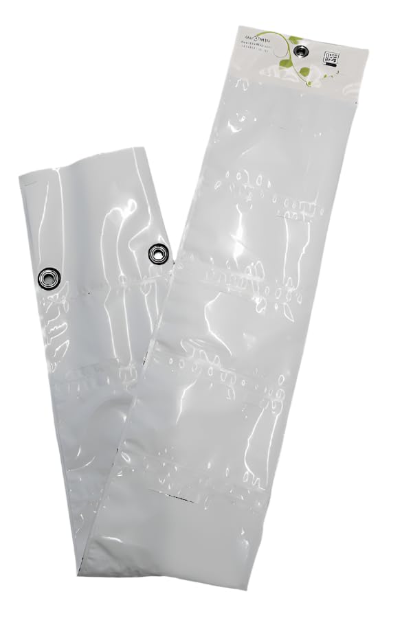 GrowMesh™ Hydroponic Sleeve for Vertical Growing Systems - Large - 32 Plants - 6 feet Tall - No Cleaning - No Media – Use in Indoor Vertical Farming – Urban Farming – Outdoor Hydroponics (1)