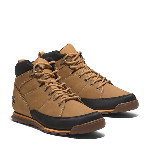 Timberland Timberland Men's Euro Rock Mid Lace Up Boot, Wheat Nubuck, 7.5 Medium