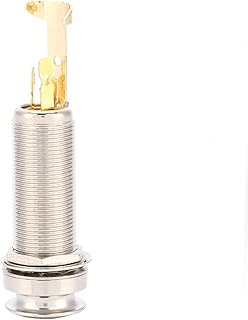 Glomora Premium Electric Guitar and Ukulele End Pin Jack, Copper Socket for Your Musical Instruments
