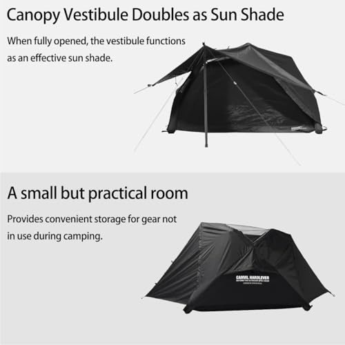 Carpa Inflable para Camping 2 Personas CAMVIL miniatura 3