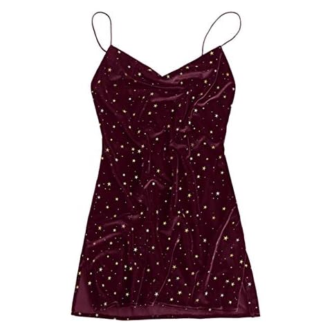 ZAFUL Red Velvet Spaghetti Strap Mini Dress Cover