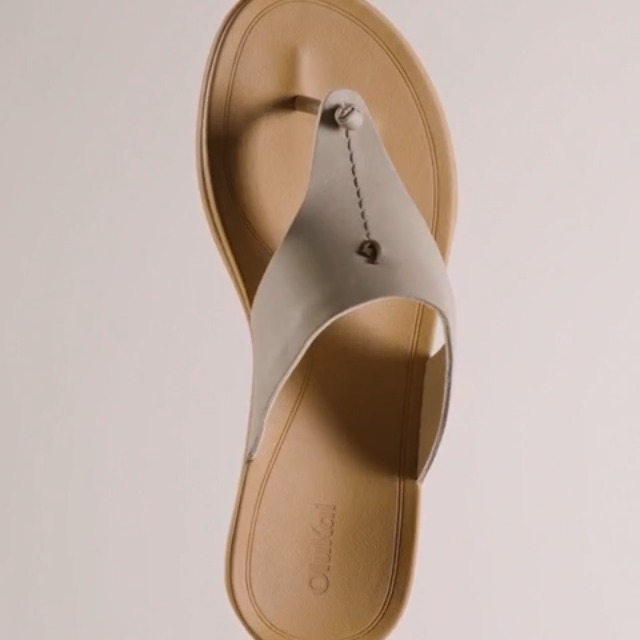 Amazon.com | OLUKAI Ho'opio Mele Women's Leather Flip-Flop Sandal