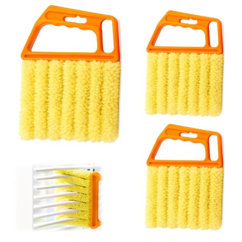 Blind Cleaner Tool, 3-Pack 7-Finger Washable Microfiber Blinds Duster
