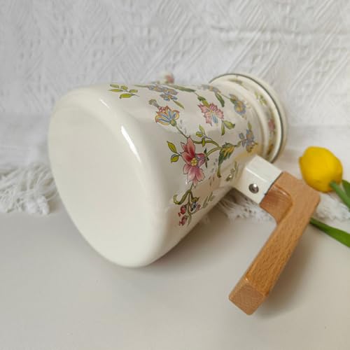 Théière en émail résistante haute température au design chic - 5