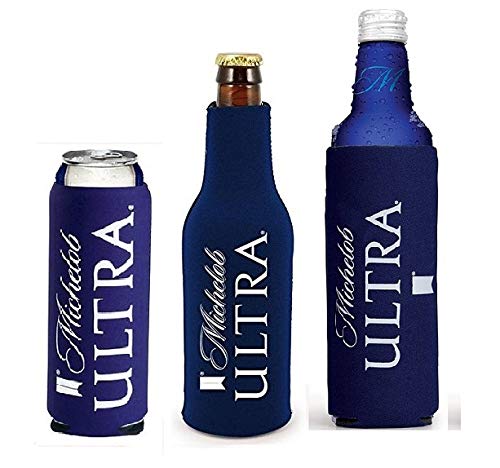Michelob Ultra Beer Slim Line Can 12 oz & 16 oz Bottle Cooler