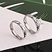 Luxury Female Bridal Wedding Ring Set Fashion Jewelry Promise Stone Engagement Rings for Women (Silver Size #7)