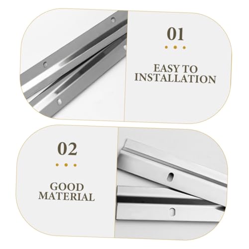 Image of French Cleat Hanger Kit Heavy Duty Z Clips for Wall Mounting Mirrors Art and Frames Secure Hanging Hardware for Home Decor