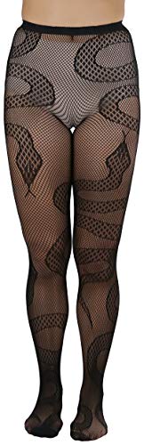 Image of ToBeInStyle Women's Sexy Vibrant Fine Classic Fishnet Full Footed Pantyhose