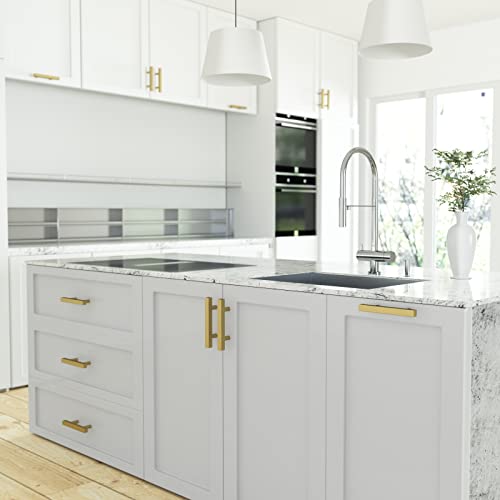 Goldenwarm Champagne Bronze Pulls for Kitchen