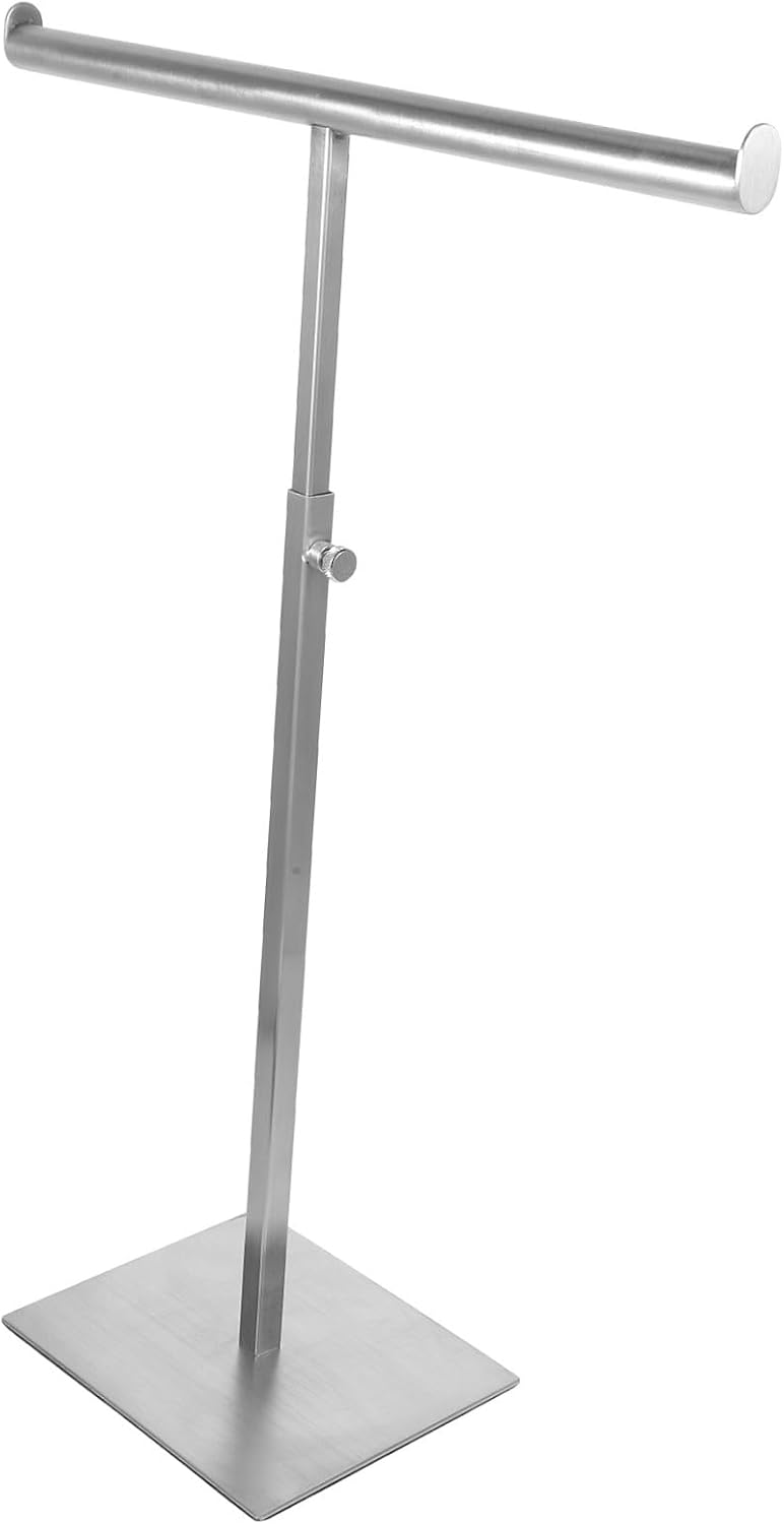 CHILDWEET Stainless Steel Adjustable Handbag Hanger Vertical Tote Bag Display Rack for Closet Organization Space-Saving Purse Holder Smooth Edges for Easy Use for Home and Retail