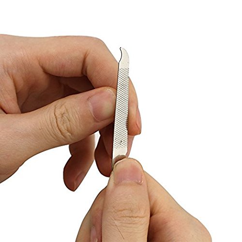 Maniküre-Set für Reisen mit Nagelknipser, aus Edelstahl, portabel, Porzellan, Blau / Weiß, geeignet für Familien-Reisen… – Bild 7