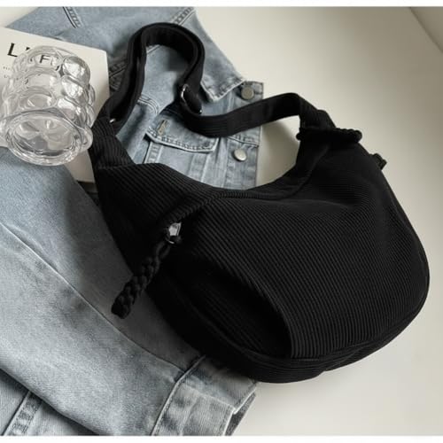 Image of WildHorn Travel Crossbody Crescent Bag for Women | Over-Shoulder Half Moon Sling Purse with Zipper | Unisex Chest Bag & Waist Bag for Daily Travel Use