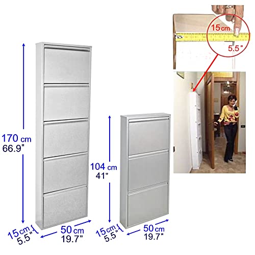 Scarpiera SalvaSpazio Slim: Set di DUE Scarpiere