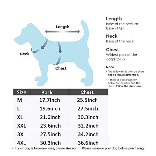 Polka Dot Big Large Dog Princess Dress Tutu Skirt Golden Retriever Pitbull Summer Dog Clothes Hoodie Costume (Xl, Blue) #TOP3