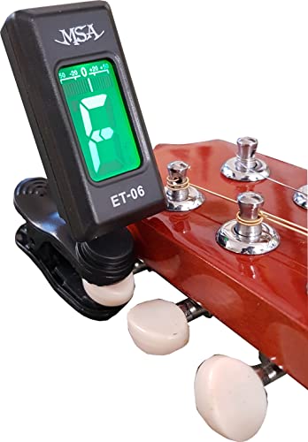 MSA. Guitare accordeur – Tuner à clip – Noir – Chromatique – Bass – Guitare – UKULELE + PIKS - Les Beatles, Paul McCartney, John Lennon, RIngo Starr, George Harrison MSA. Guitare accordeur - Tuner à clip - Noir - Chromatique - Bass - Guitare - UKULELE + PIKS – Image 3