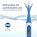 Pepultech Digital Thermometer for Adults & Kids, Cartoon Design Oral Thermometer for Babies, Accurate Body Temperature Reading in 60 Seconds,with Fever Alert Sound Feature - 3 Pack