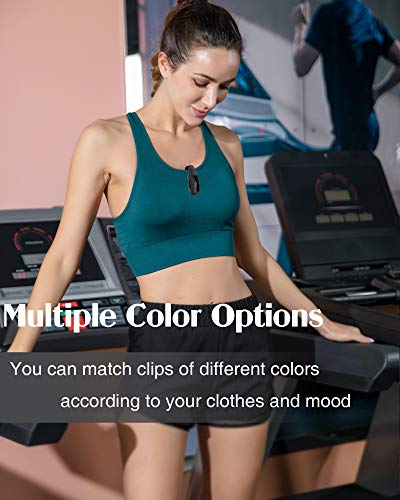 Hswai 3-Pack Clips Replacement For Fitbit Inspire 2/Fitbit Inspire 3, Soft Comfortable Silicone Clip 360°Protection Holder Accessory Compatible With Fibit Inspire 2/3（Black/Navy/Slate #TOP3