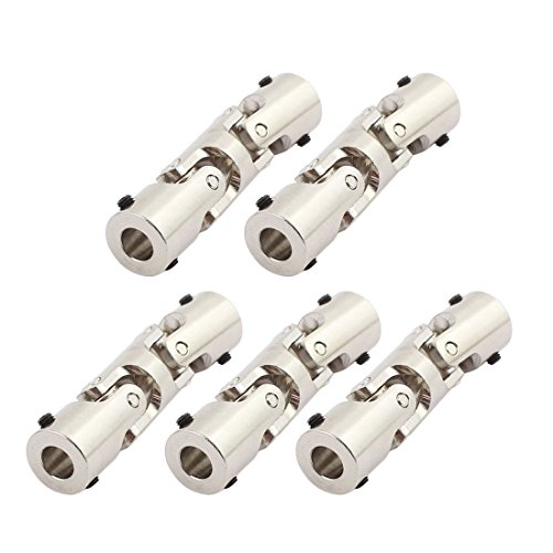 Aexit 6.0mm to 6.0mm Inner Dia Rotatable Universal Metal U Joint Coupler 5pcs (04c87a7050397234ea0cd4609d7b84e5)