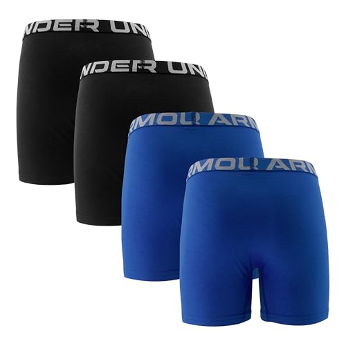 Image of Under Armour Boys' Multipack Performance Cotton Boxerjock Brief, Lightweight & Smooth Stretch Fit