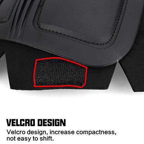 Idogear G3 Combat Knee Pads Tactical Protective Knee Pads For Military Airsoft Hunting Pants (Black) #TOP3