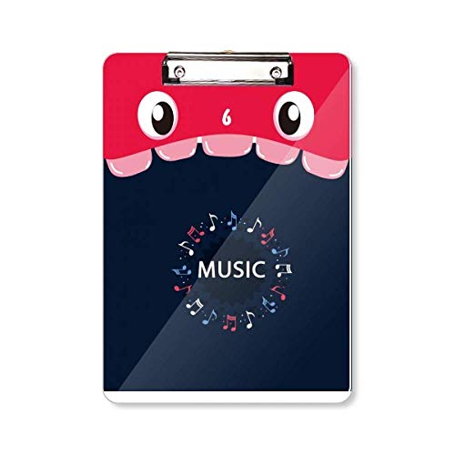 Porte-bloc notes de musique A4 pour les cours de solfège