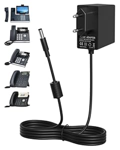 Voeding 5V 2A compatibel met Yealink T85W T87W T73U T73W T74U T77U T74W T54W, Universele lader voor Yealink T-serie IP-telefoon, T48S T48U T46G T48G T52S T53W T54S SIP-T22P oplaadstations