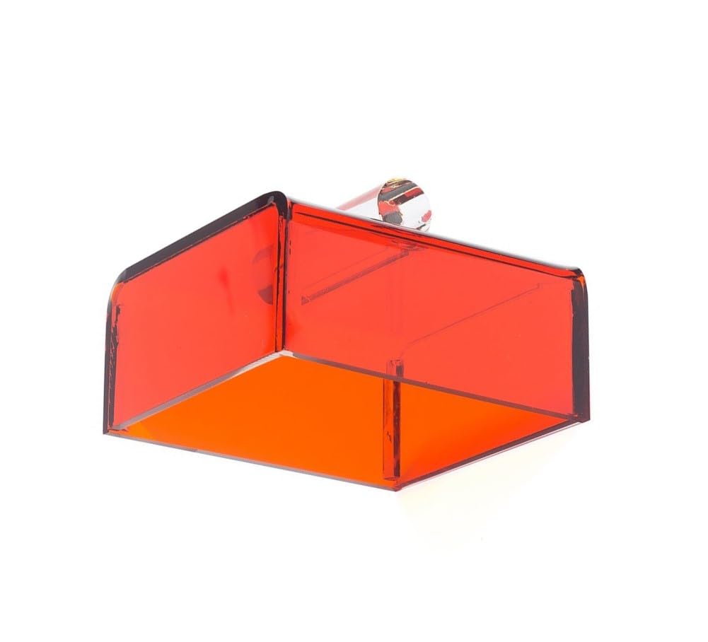 AmeriCan Goods Dental Ultaviolet Cover Acrylic Protection of Composite & Light-Curing Materials Protection Combo-Cover Lid (Small), Orange