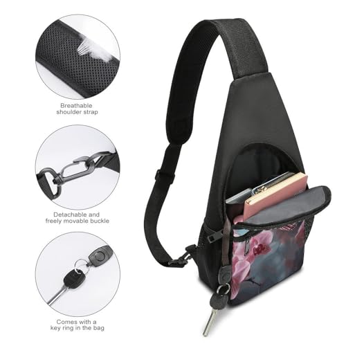 Sling Bag para Hombres y Mujeres Crossbody Pequeña miniatura 3