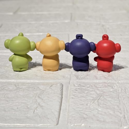 Image of Cute Miniature Monkeys Set of 4, Resin Miniature Figurines for Miniature Garden Decor, Terrarium, Fairy Garden, Dollhouse Accessories & Gifting