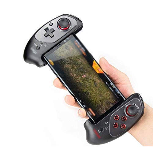 Qin Wireless Controller Gamepad, Joystick Telescopic Game Controller, for iOS Android Switch Controller Supports Type -C Charging Interface, Mobile Game Controller