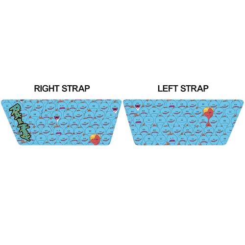 Popfunk Rick and Morty MeeSeeks Unisex Adult Slides Adjustable Flip Flop Sandals Officially Licensed Hypd Slydr Switch™2