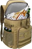 Hp hope Cooler Backpack, 43L Tactical Backpack Cooler Insulated Leak Proof, 45/55 Cans & 12 Hour Cooler Bag Ice Chest Backpack for Beach Coolers, Camping Coolers, Picnic