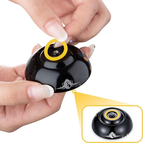 MAGICYOYO JoJo Kugellager-Set – 2 goldene 10 Kugellager + 2 Responsive Kugellager + 2 Kurze Achsen + 2 Lange Achsen + Jo jo Lagerentferner + Yoyo Achse Werkzeug + 8 Responsive Silikonpads