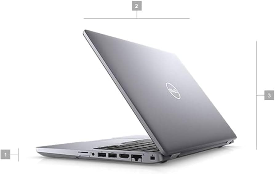 Dell Latitude 5411 14" 16GB 256GB SSD Core™ i7-10850H 2.7GHz WIN11P, Titan Grey (Renewed) image 4