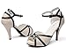 getmorebeauty Peep Toe Heels for Women Sexy Strappy High Heels Ankle Strap Heeled Sandals US10