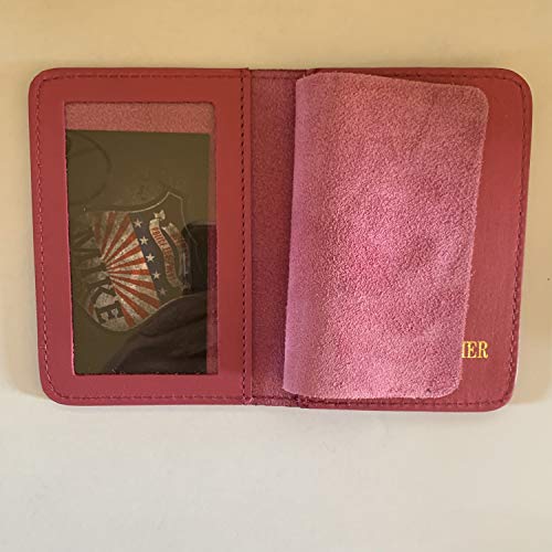 New York CITY POLICE OFFICER MOTHER PINK MINI SHIELD AND ID WALLET2