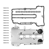 Tapaderas de válvulas Tapa De Aluminio Para Opel Para Vauxhall 1.2/1.4L. Incluye Tornillos Juntas Y Retenes Números De Pieza 55573746 25198877 25198498 25198874 264968 Tapa de válvula