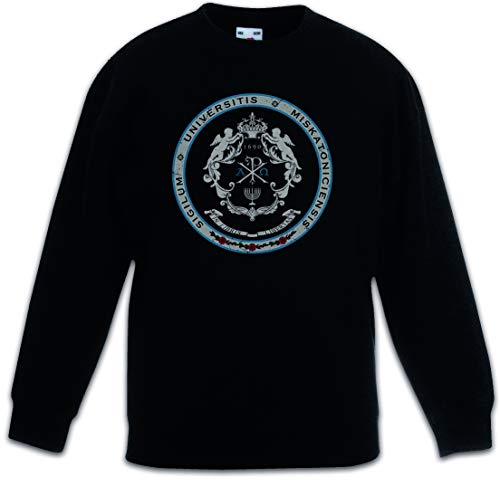 Sweat-shirt enfant Miskatonic University vêtement manches longues noir