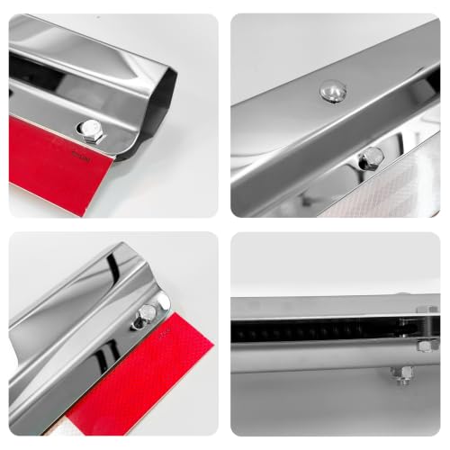 Image of TIROL Stainless Steel Mudflap Hangers for Semi Trucks 2.5 inch Bolt Spacing 30 inch