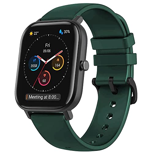 Flenco 20mm Replacement Silicone Strap For Amazfit GTS/Amazfit GTS 2 Mini/GTS 2 / GTS 2e / Amazfit Bip/Bip Lite/Bip S/S Lite/Bip U/U Pro/Amazfit GTR 42mm / Replacement Watch Band