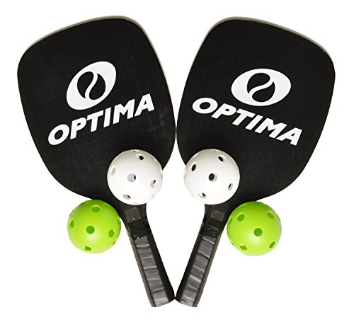 Optima Pickleball Set, 2 Paddle, 4 Pickleballs