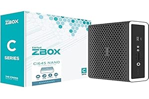 Zotac Zbox Nano CI645 Mini PC schwarz, ZBOX-CI645NANO-BE
